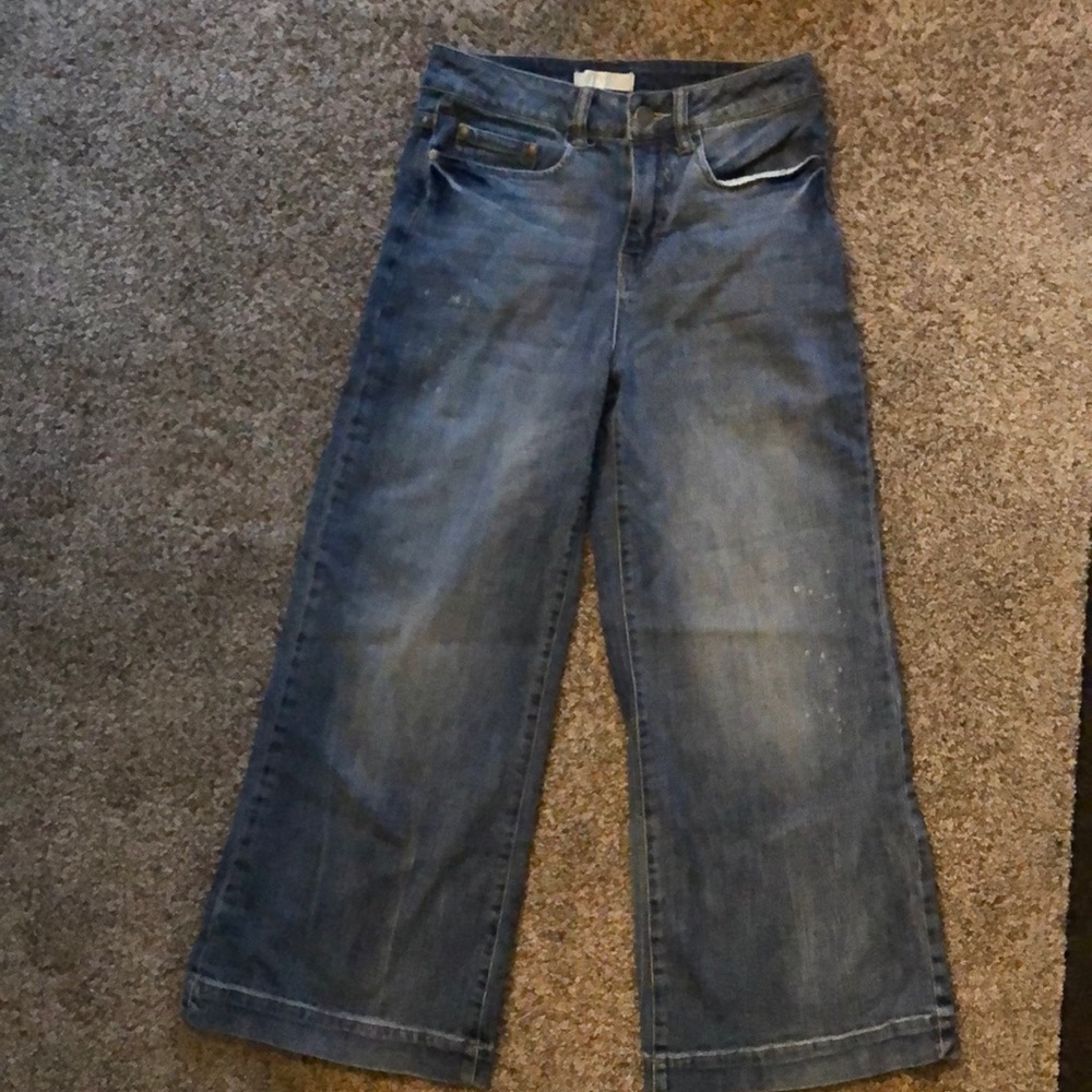 Abound wide leg ankle jean